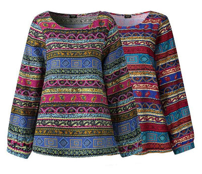 Camisa Étnica Estampada Personalizada - Image 4