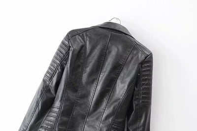 Chaqueta de Cuero para Motocicleta Mujer - Image 4
