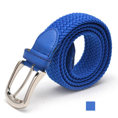 Cinturón Elástico Trenzado Unisex - Correa Extensible de Lona - Image 7