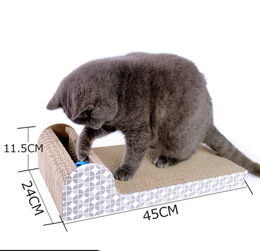 Rascador Corrugado para Gatos - Afilador de Garras