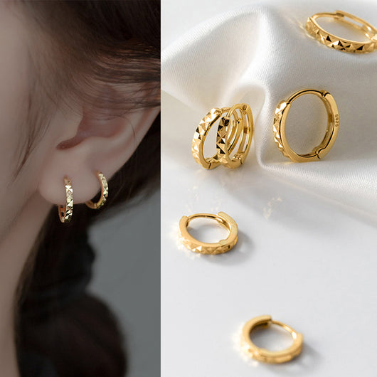 Aretes Geométricos Florales con Diseño Literario - Image 11