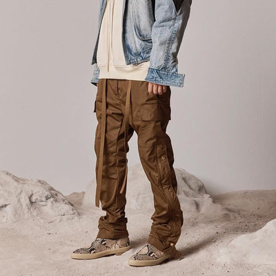 Pantalones Cargo Funcionales de Nylon - Estilo Casual Versátil - Image 9