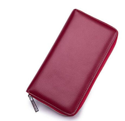 Billetera Larga de Cuero Genuino para Hombre con Protección RFID y 36 Compartimentos - Image 11