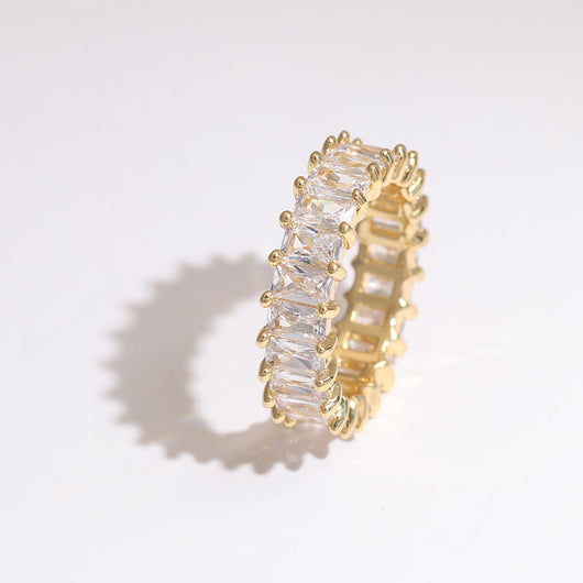 Anillo de Diamante Doble Brillante