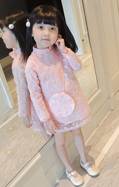 Vestido Cheongsam Largo para Niñas - Disfraz Tradicional Elegante - Image 2