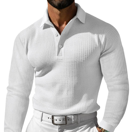 Camisa Casual de Vacaciones con Solapa y Manga Larga - Image 9