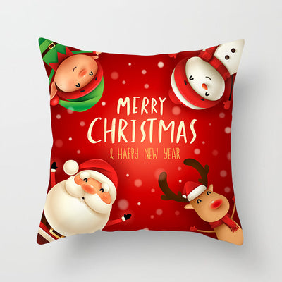 Funda de Almohada Navideña con Diseño de Muñeco de Nieve - Image 30