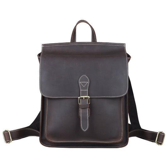 Mochila de Cuero Estilo British College