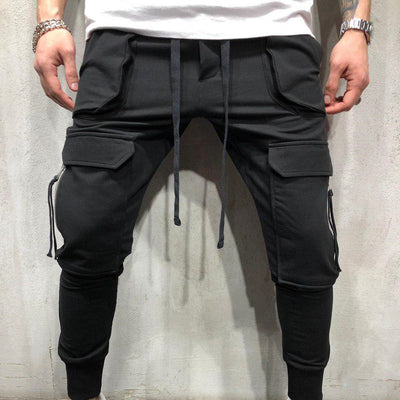 Pantalones deportivos slim fit con bolsillos de cierre - Image 9
