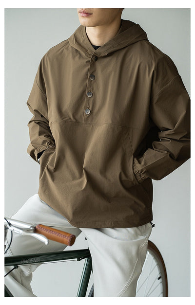Chaqueta Impermeable de Montaña con Capucha para Hombre - Secado Rápido - Image 14