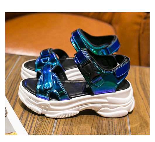 Sandalias Cómodas con Velcro para Mujer - Image 5