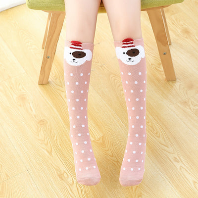 Calcetines hasta la rodilla con diseño estéreo para niños - Image 7