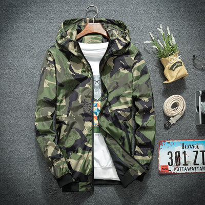 Chamarra Hoodie Camuflaje Casual para Hombre - Image 15