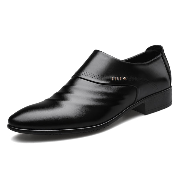 Zapatos de Cuero Puntiagudos Casuales