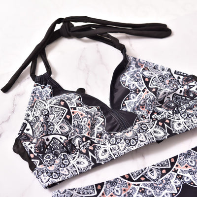 Bikini Estampado con Corte Dividido - Image 4