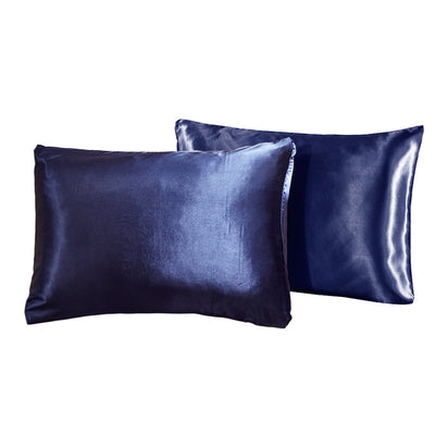 Funda de Almohada de Seda Sintética Color Liso Verano - Image 12