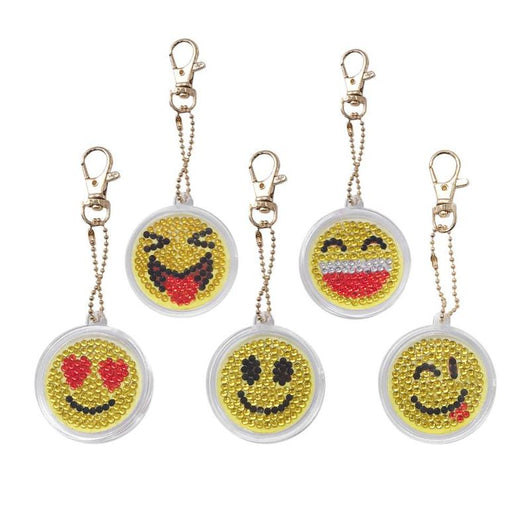 Llavero Diamante Pintura DIY Emoticono