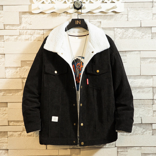 Chaqueta Acolchada de Pana para Hombre con Forro de Lana - Image 2
