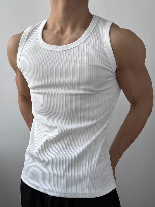 Musculosa Deportiva Ajustada con Stretch para Hombre - Image 8