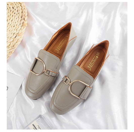 Zapatos de Cuero Británicos Clásicos con Punta Cuadrada y Suela Blanda - Image 12