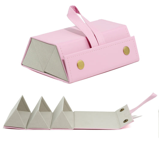 Estuche Multiseccional para Gafas en Cuero - Organizador Plegable - Image 13