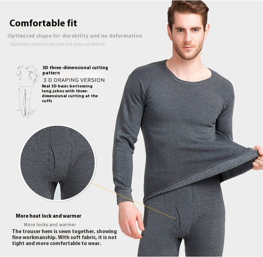 Conjunto Térmico Hombre con Forro Polar - Camiseta y Pantalón Largo - Image 8