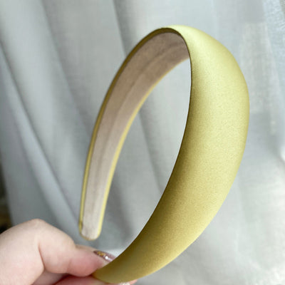 Diadema Retro de Satén con Esponja - Accesorio para Cabello Francés de Ancho Generoso - Image 81