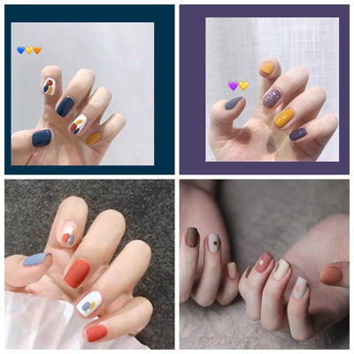 Stickers de Uñas 3D con Diamantes - 14 Diseños Impermeables para Embarazadas - Image 22
