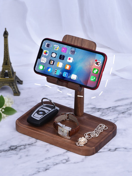 Soporte de Madera para Teléfono Móvil - Diseño Creativo y Funcional