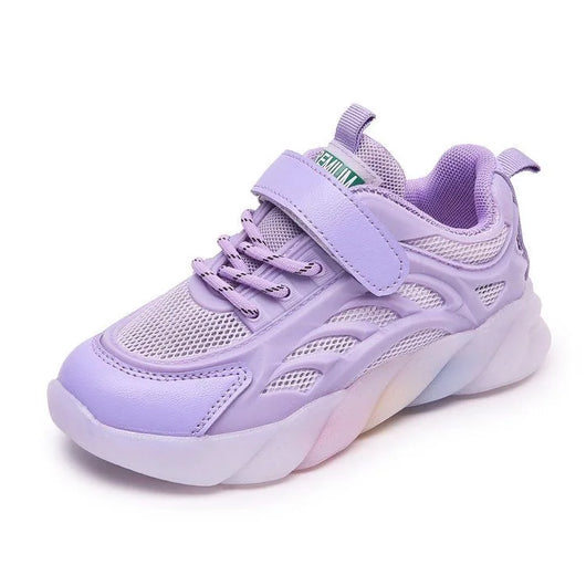 Zapatillas Deportivas Infantiles Mesh Blancas - Image 13