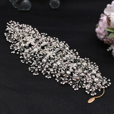 Accesorios para el Cabello Nupcial con Cristales Rhinestone Hechos a Mano - Image 3
