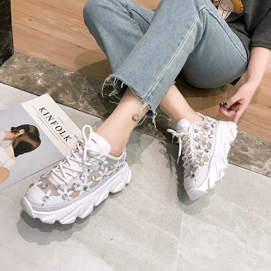 Zapatillas Deportivas Mujer Verano - Malla Transpirable con Suela Gruesa - Image 3