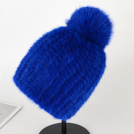Gorro de Piel de Visón Coreano Premium - Calidez y Lujo