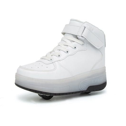 Zapatillas Deportivas Altas con Luces LED y Carga Inalámbrica