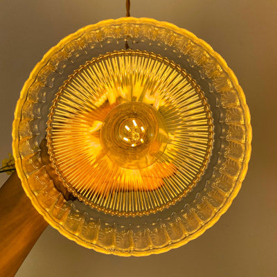 Lámpara Colgante Nórdica Retro con Cristal y Latón - Image 38