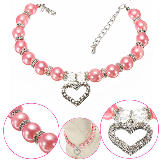 Collar de Perla para Mascotas