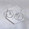 Cool wind Earrings Earbone Plateado