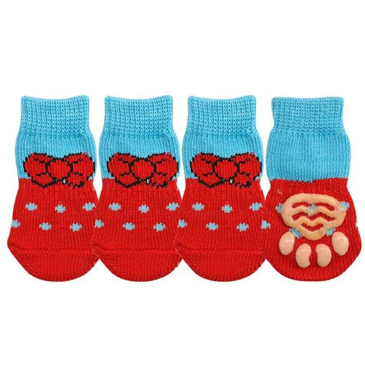 Calcetines Cálidos de Algodón para Mascotas - Comodidad y Amor - Image 12