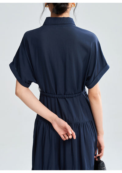 Camisa Clásica de Solapa Doble Pecho con Manga Corta - Image 17