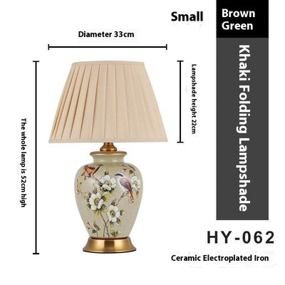 Lámpara de Mesa de Cerámica para Dormitorio, Sala y Escritorio - Image 6
