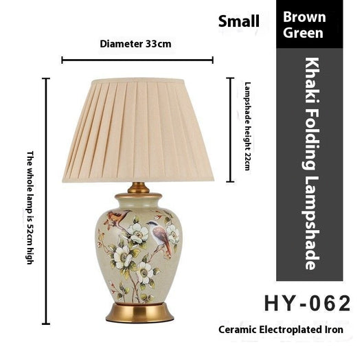 Lámpara de Mesa de Cerámica para Dormitorio, Sala y Escritorio - Image 6