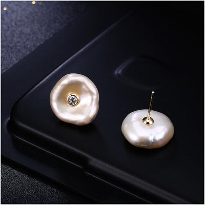 Aretes de Circón con Diseño de Concha - Image 10