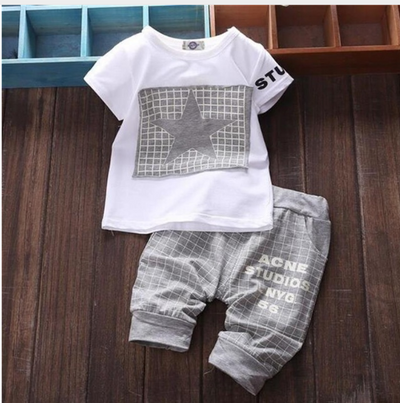 Conjunto Deportivo de Dos Piezas para Niños y Niñas - Camiseta y Shorts de Verano - Image 5