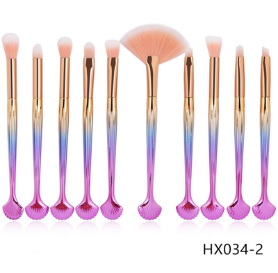 Set de Brochas de Maquillaje Shell - Cerdas Púrpura - Image 4