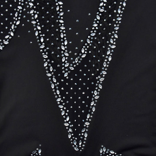 Jumpsuit Elegante de Malla con Strass y Mangas Largas - Image 22