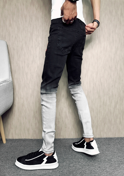 Pantalones Negros con Bordado de Rosas y Detalles Rotos - Image 8