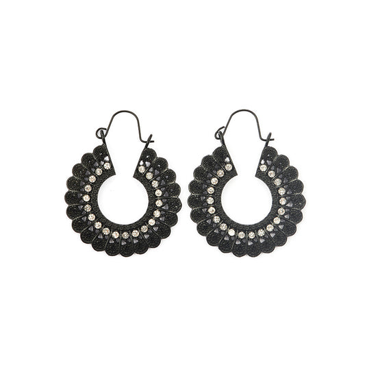 Aretes Calados Retro con Patrón Hueco Elegante - Image 2
