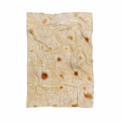Manta Burrito Redonda de Franela Suave - Manta Tortilla para Viajes y Descanso - Image 4