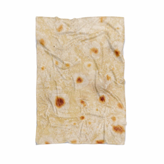 Manta Burrito Redonda de Franela Suave - Manta Tortilla para Viajes y Descanso - Image 4