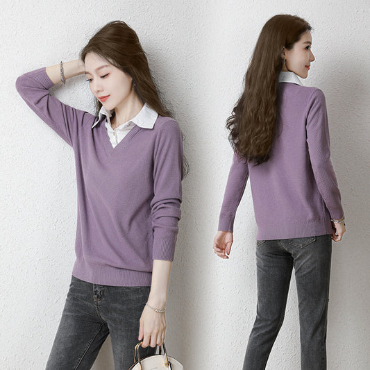 Suéter Holgado Bicolor para Mujer - Diseño Versátil y Cómodo